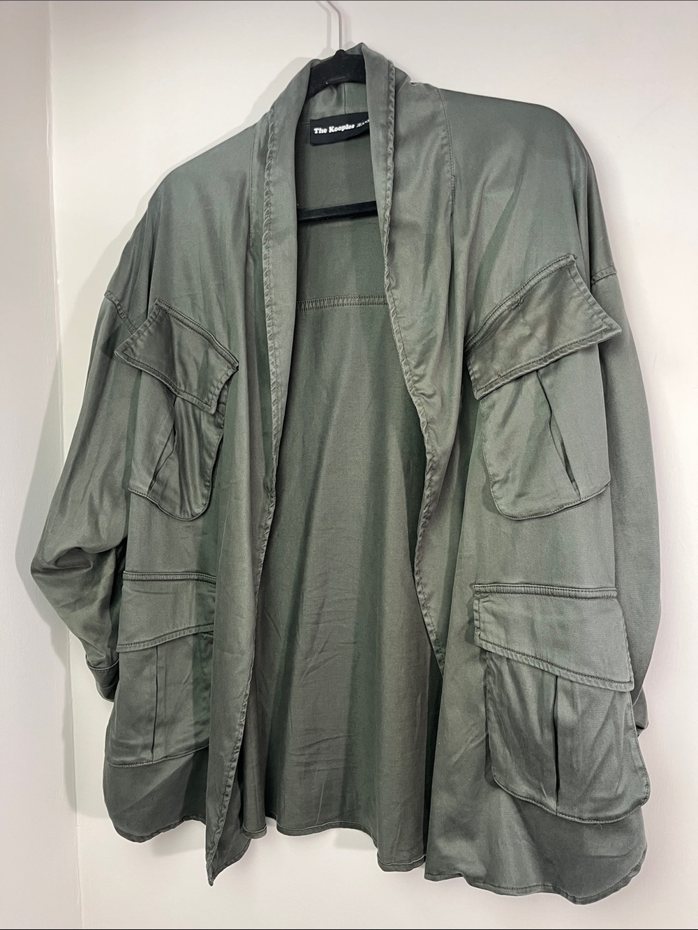 The Kooples Olive Green Military Field Jacket